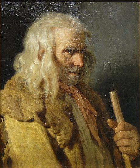 Jean-Jacques Monanteuil Portrait of a Breton Peasant China oil painting art